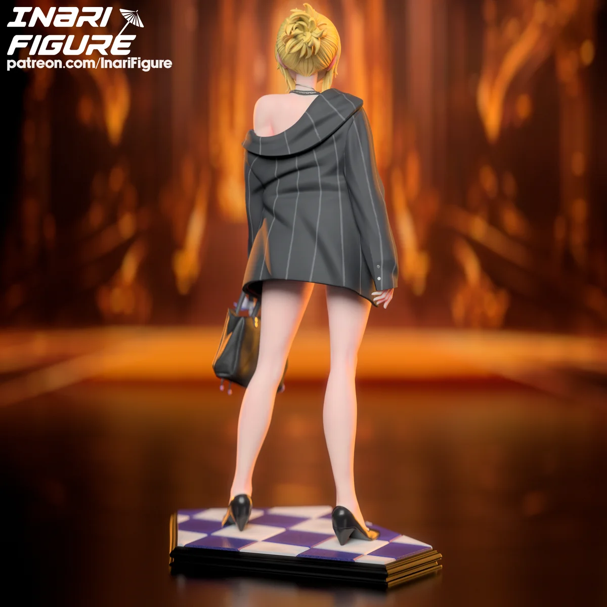 Grave | Fan Art | 3D Printed Resin Model Garage Kit | *Un-Painted* | Inari Figure 7