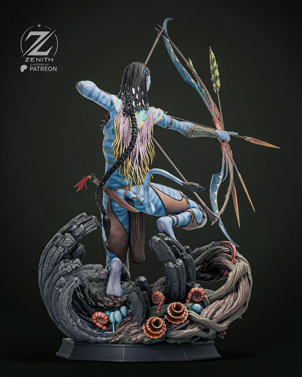 Neytiri | Fan Art | 3D Printed Resin Model Garage Kit | *Un-Painted* | Zenith Studios 7