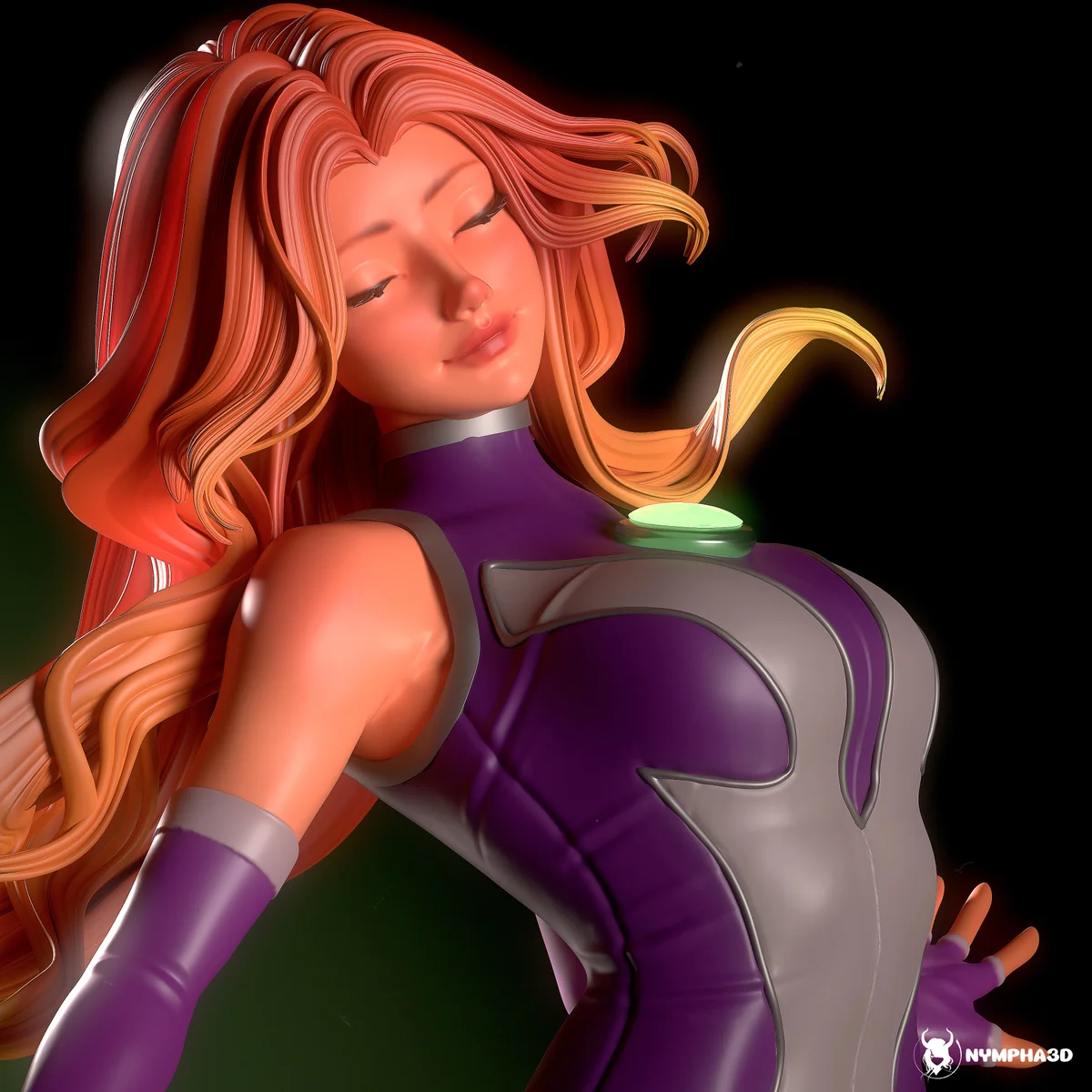 Starfire | Fan Art | 3D Printed Resin Model Garage Kit | *Un-Painted* | Nympha3D 7