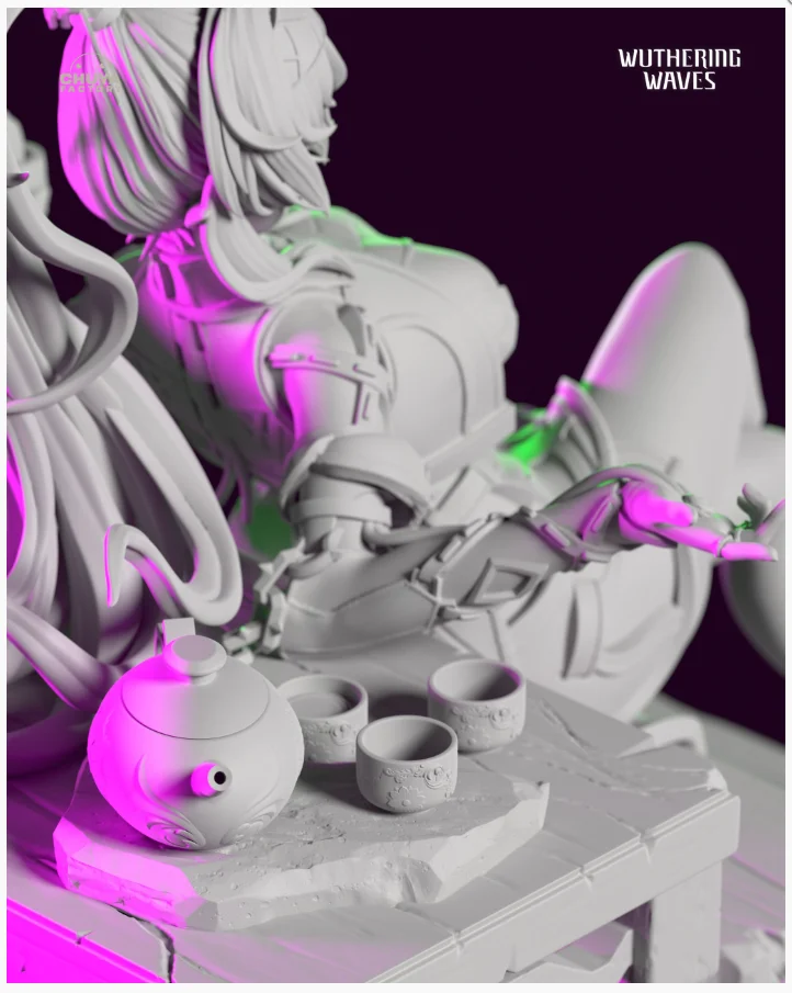 Yinlin | Fan Art | 3D Printed Resin Model Garage Kit | *Un-Painted* | Chuya Factory 13
