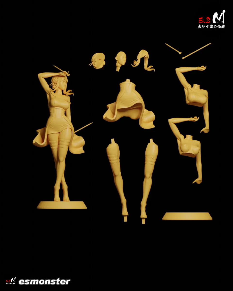 Spy Mom | Fan Art | 3D Printed Resin Model Garage Kit | *Un-Painted* | ES Monster 10