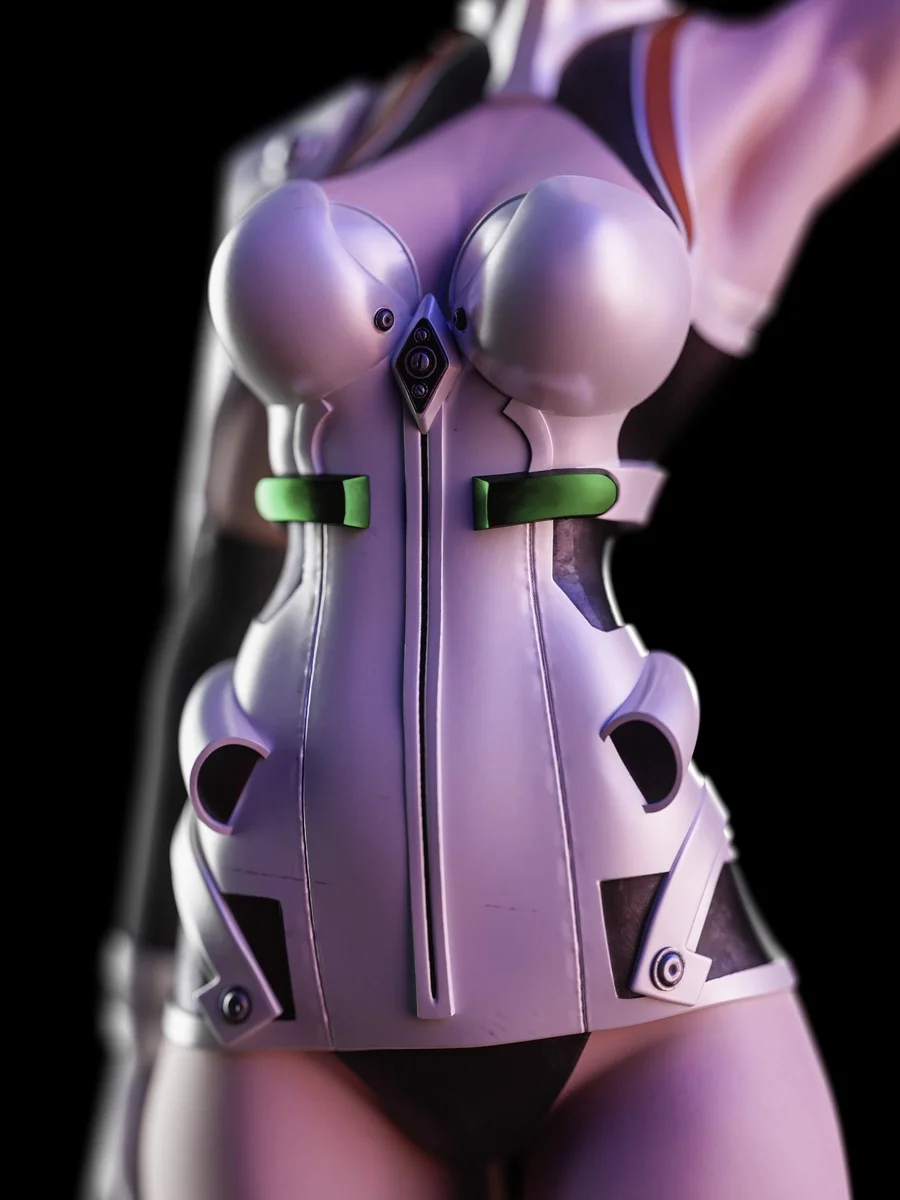 Rei Ayanami | Fan Art | 3D Printed Resin Model Garage Kit | *Un-Painted* | Abe3D 3