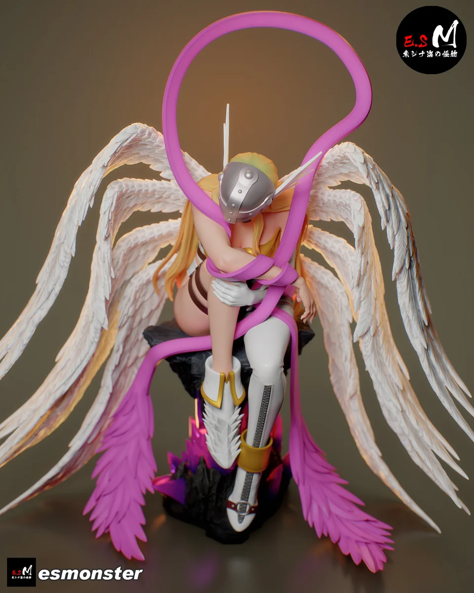 Angewomon | Fan Art | 3D Printed Resin Model Garage Kit | *Un-Painted* | ES Monster 10