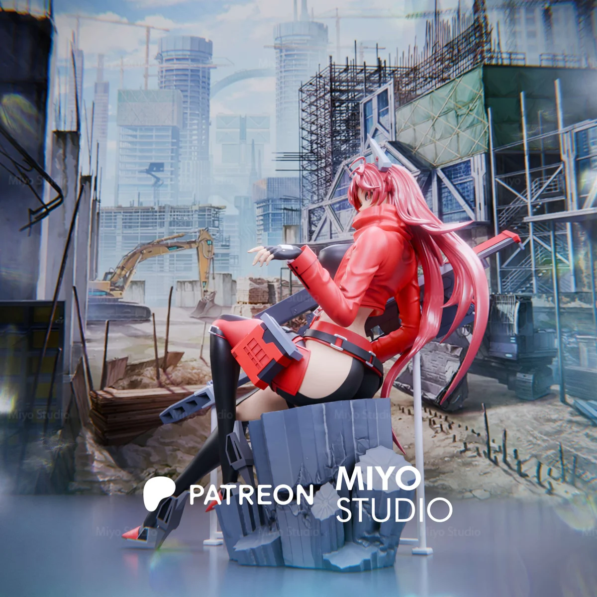 Red Hood | Fan Art | 3D Printed Resin Model Garage Kit | *Un-Painted* | MiyoStudio 5