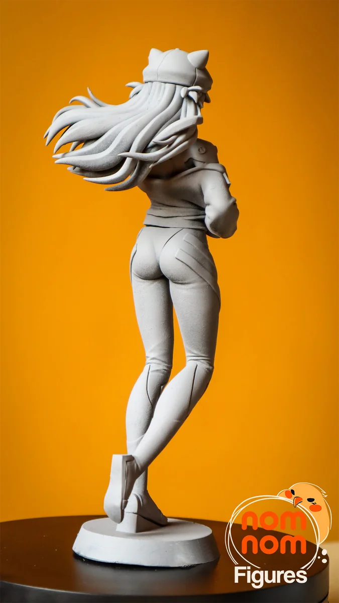 Asuka Langley | Fan Art | 3D Printed Resin Model Garage Kit | *Un-Painted* | Nomnom 4