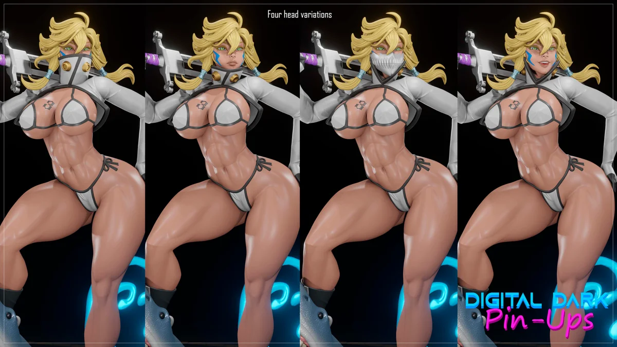 Tier Harribel | Fan Art | 3D Printed Resin Model Garage Kit | *Un-Painted* | Digital Dark 4
