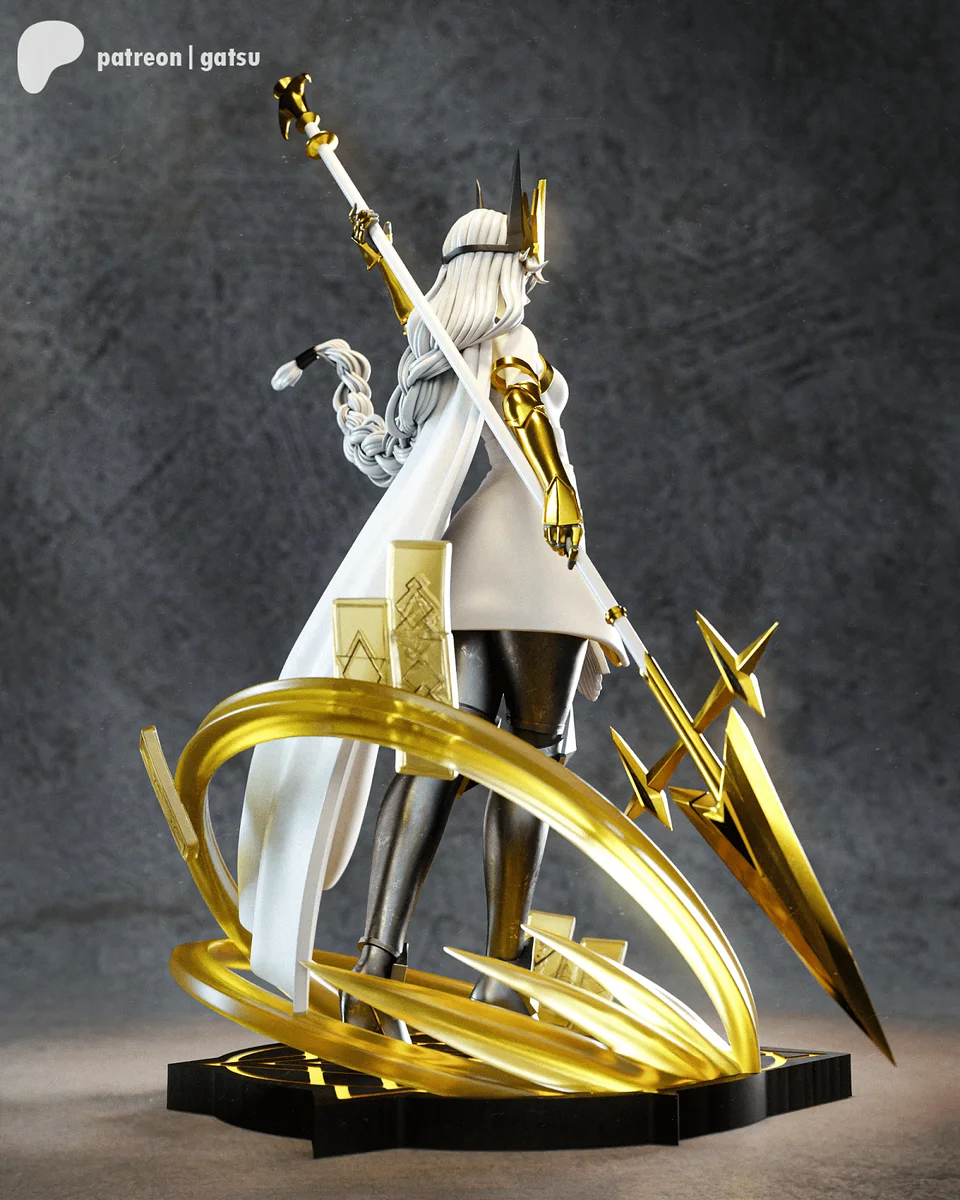 Queen | Fan Art | 3D Printed Resin Model Garage Kit | *Un-Painted* | Gatsu Studios 5