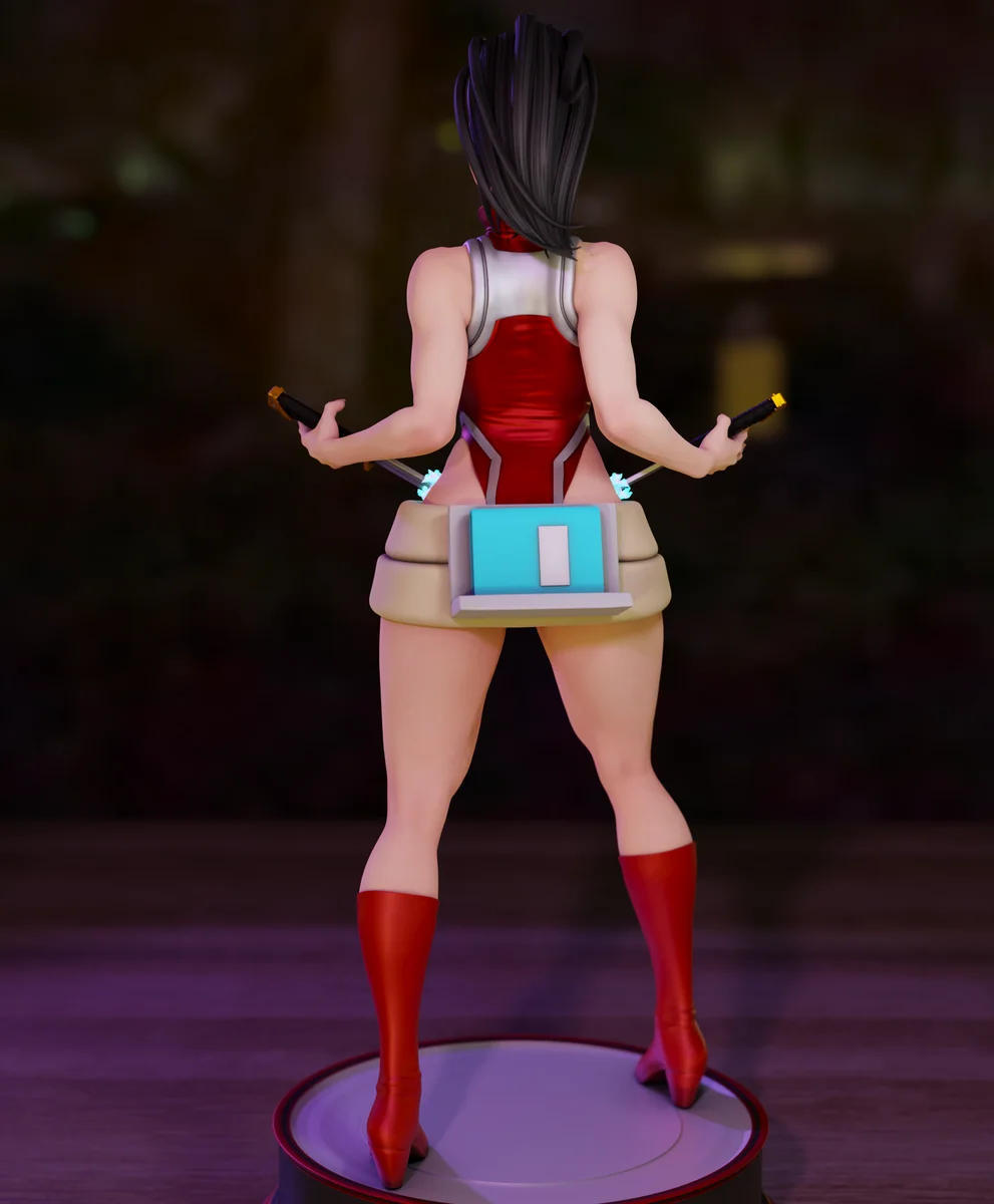 Momo Yaoyorozu | Fan Art | 3D Printed Resin Model Garage Kit | *Un-Painted* | Momoji 3