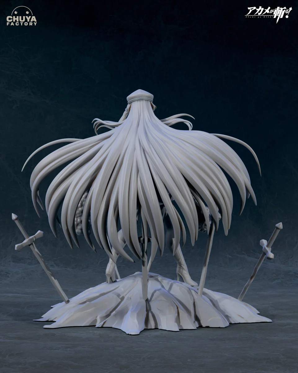 Esdeath | Fan Art | 3D Printed Resin Model Garage Kit | *Un-Painted* | Chuya Factory 11