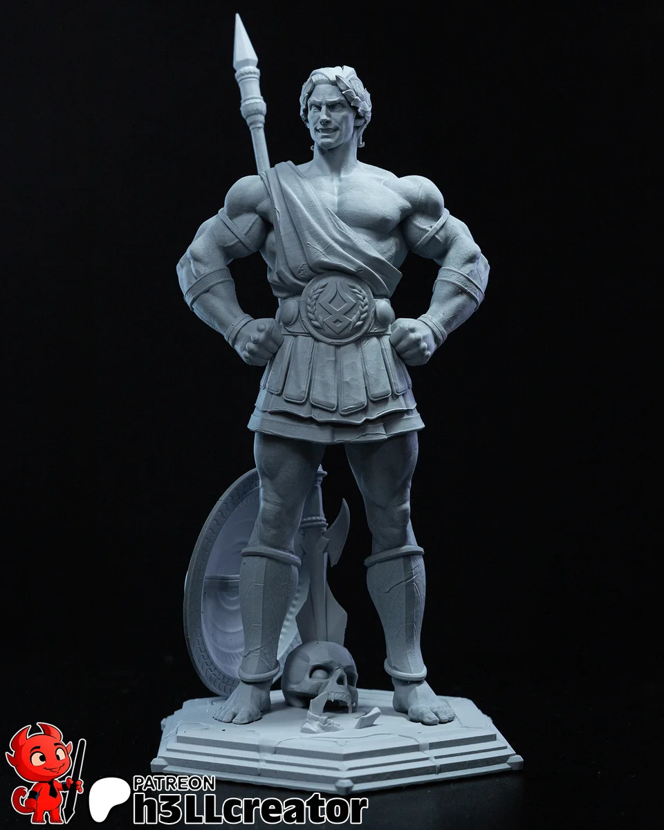 Theseus | Fan Art | 3D Printed Resin Model Garage Kit | *Un-Painted* | H3LL Creator 3