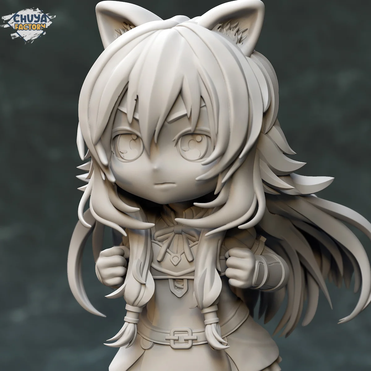 Chibi Raphtalia | Fan Art | 3D Printed Resin Model Garage Kit | *Un-Painted* | Chuya Factory 5