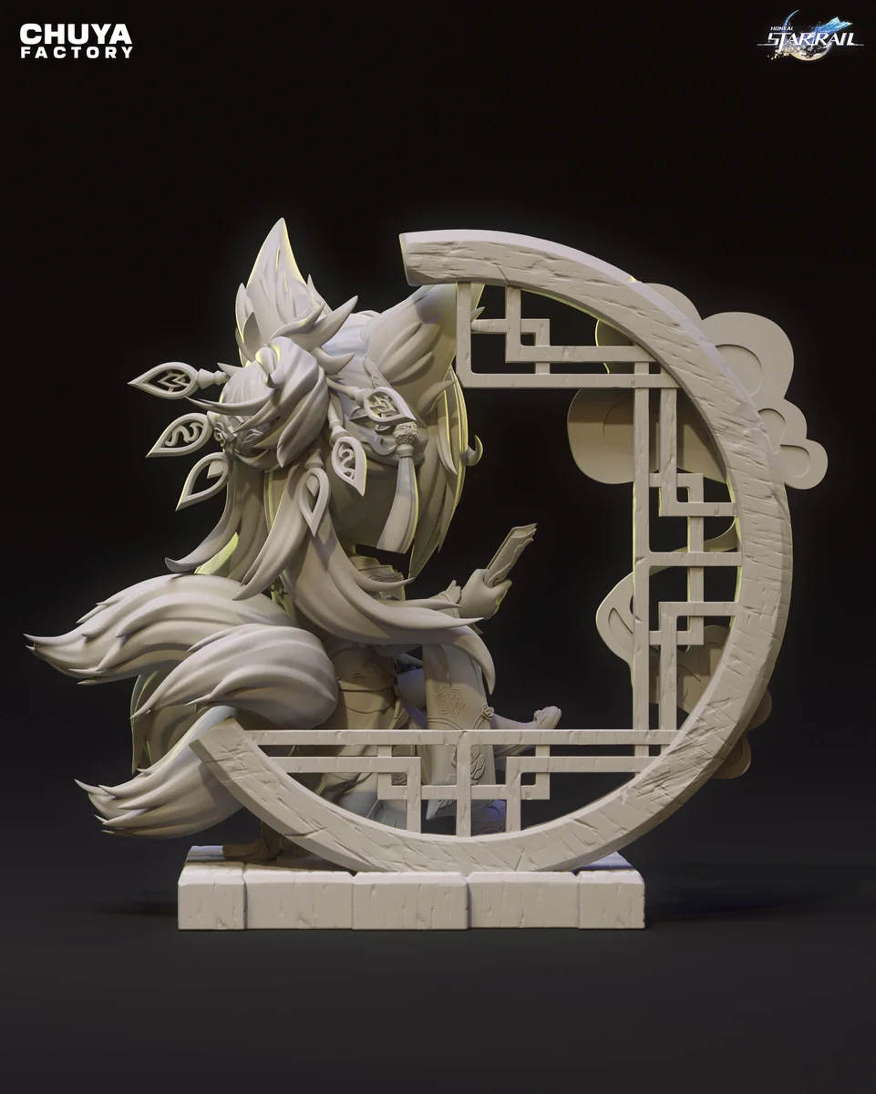 Chibi Tingyun | Fan Art | 3D Printed Resin Model Garage Kit | *Un-Painted* | Chuya Factory 9