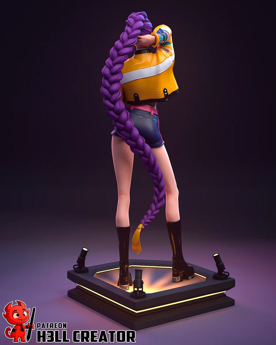 Rumi | Fan Art | 3D Printed Resin Model Garage Kit | *Un-Painted* | H3LL Creator 8