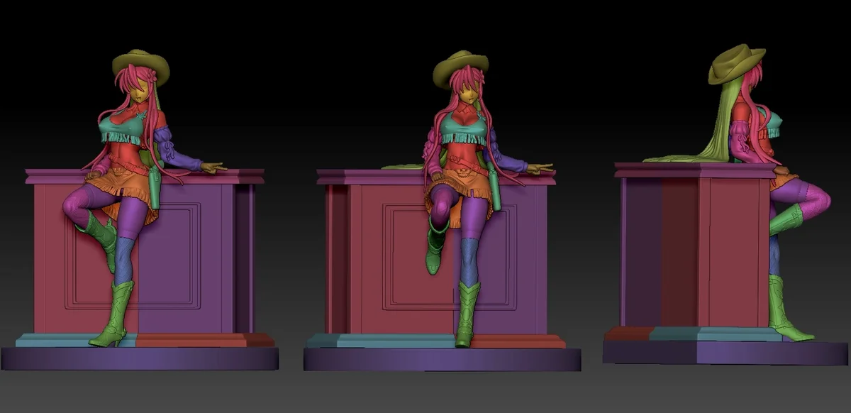 Shizuka Marikawa | Fan Art | 3D Printed Resin Model Garage Kit | *Un-Painted* | Sin3Dstudio 9