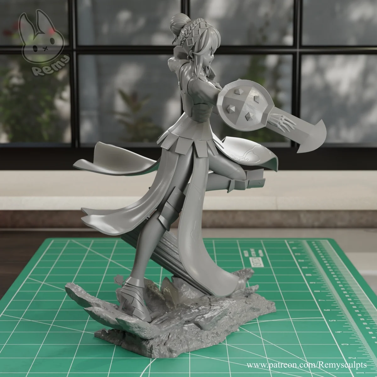 Virginia | Fan Art | 3D Printed Resin Model Garage Kit | *Un-Painted* | Remy Sculpts 6