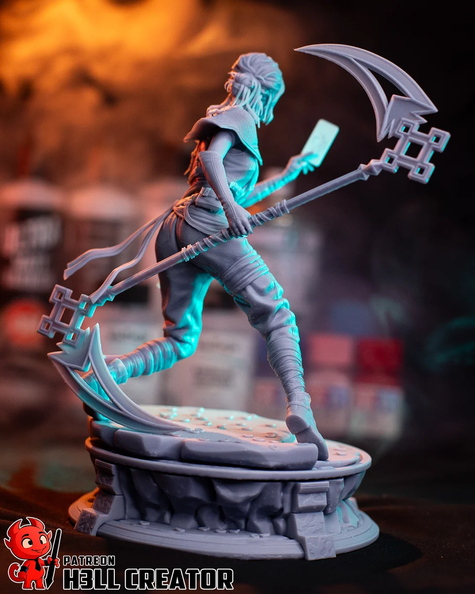 Sciel | Fan Art | 3D Printed Resin Model Garage Kit | *Un-Painted* | H3LL Creator 11