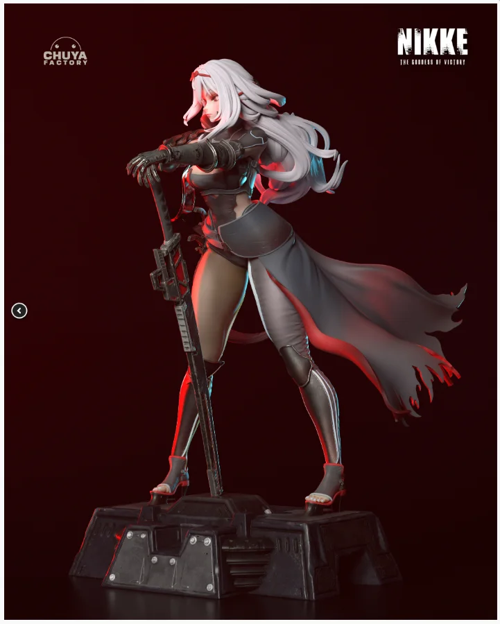 Scarlet | Fan Art | 3D Printed Resin Model Garage Kit | *Un-Painted* | Chuya Factory 3