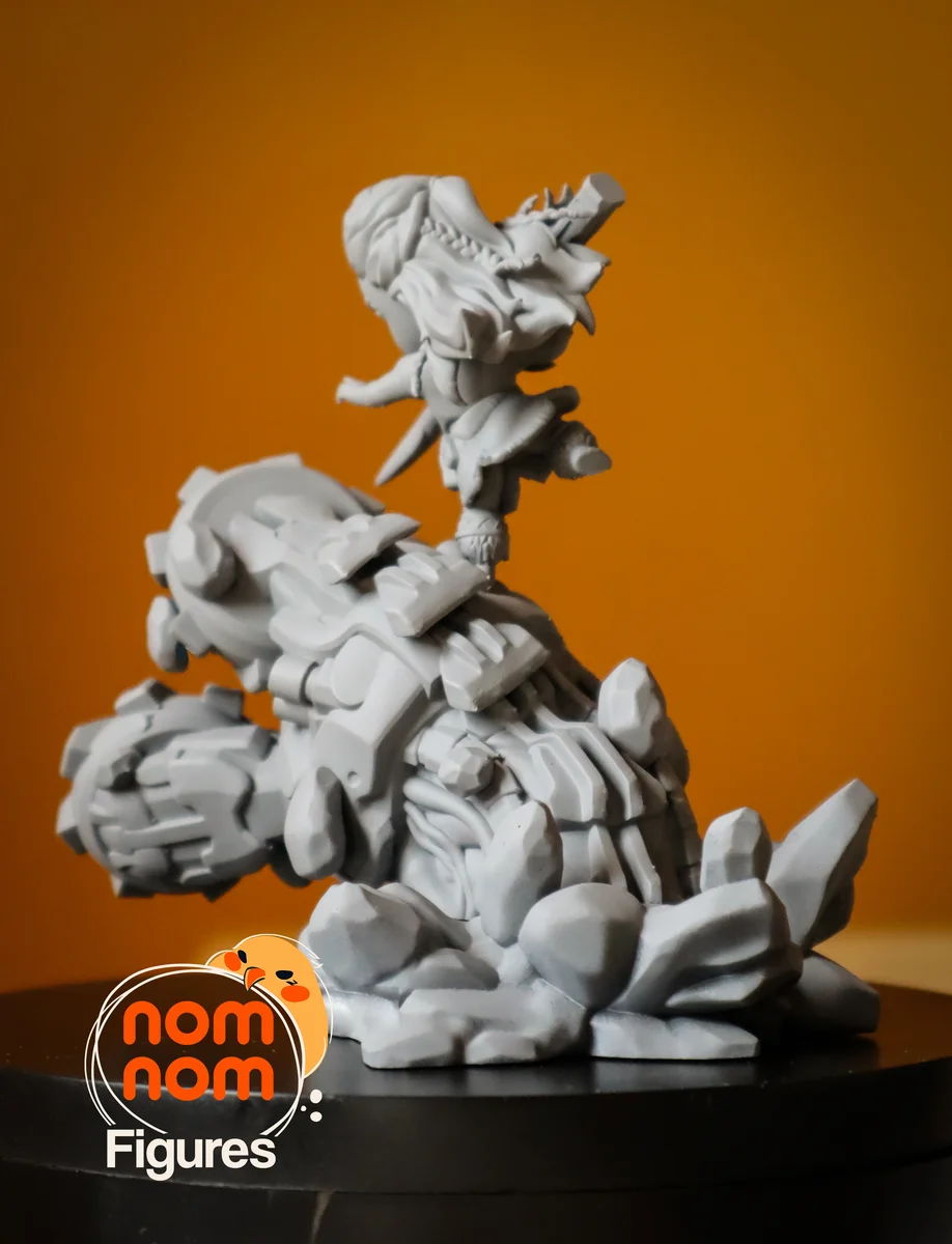 Chibi Aloy | Fan Art | 3D Printed Resin Model Garage Kit | *Un-Painted* | Nomnom 14