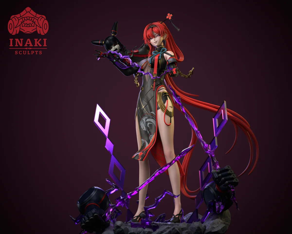 Yinlin | Fan Art | 3D Printed Resin Model Garage Kit | *Un-Painted* | Inaki Sculpts 3
