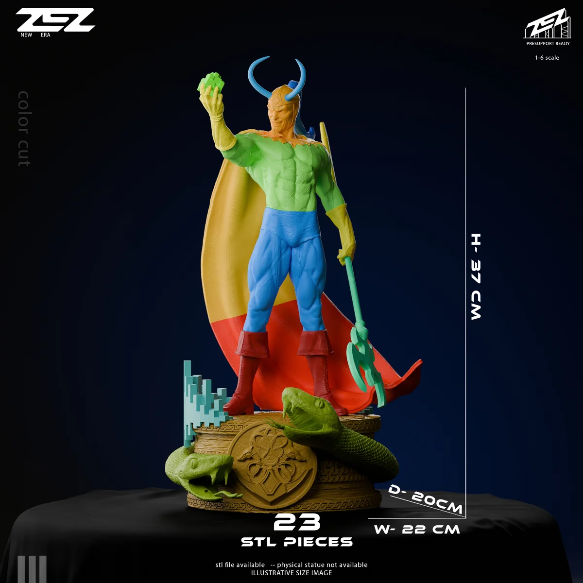 Loki Museum | Fan Art | 3D Printed Resin Model Garage Kit | *Un-Painted* | ZEZ Studio 11