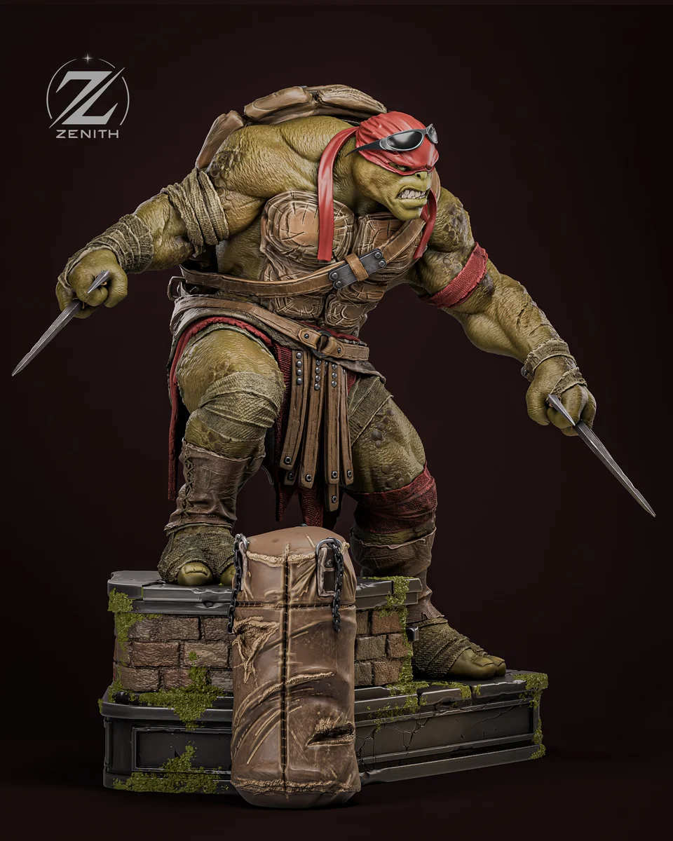 Raphael TMNT | Fan Art | 3D Printed Resin Model Garage Kit | *Un-Painted* | Zenith Studios 6