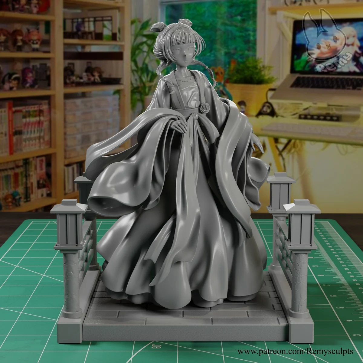 Maomao | Fan Art | 3D Printed Resin Model Garage Kit | *Un-Painted* | Remy Sculpts 5