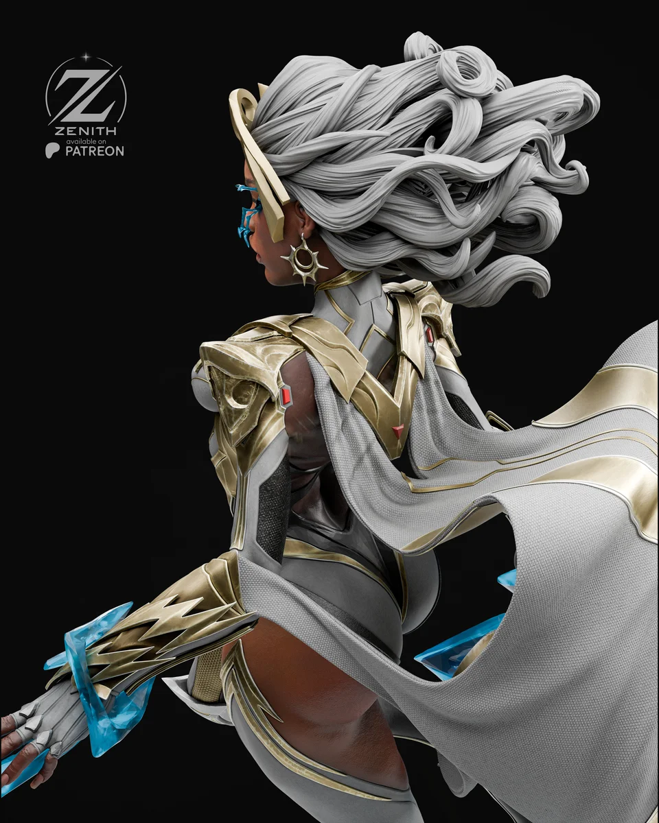 Storm | Fan Art | 3D Printed Resin Model Garage Kit | *Un-Painted* | Zenith Studios 3