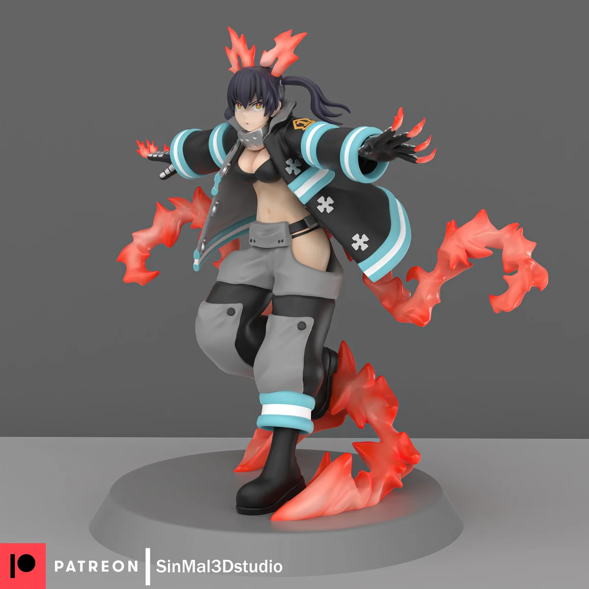 Tamaki Kotatsu | Fan Art | 3D Printed Resin Model Garage Kit | *Un-Painted* | Sin3Dstudio 4