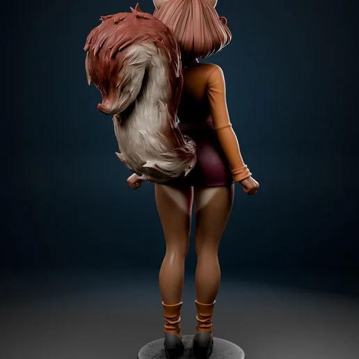 Velma Squirrel | Fan Art | 3D Printed Resin Model Garage Kit | *Un-Painted* | AnyoneNSFW 4
