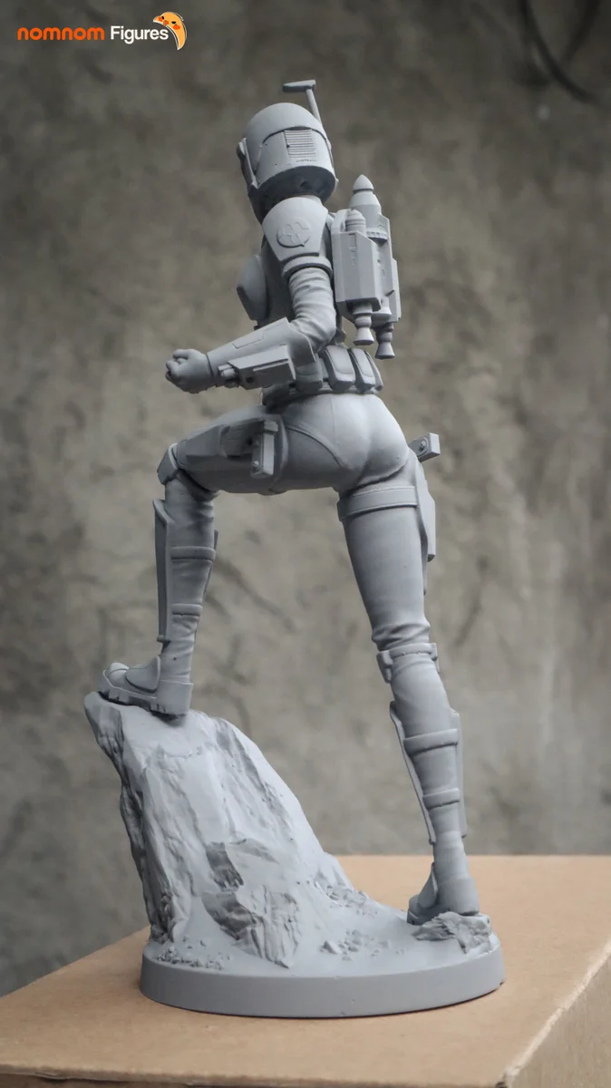 Bo-Katan Kryze | Fan Art | 3D Printed Resin Model Garage Kit | *Un-Painted* | Nomnom 8