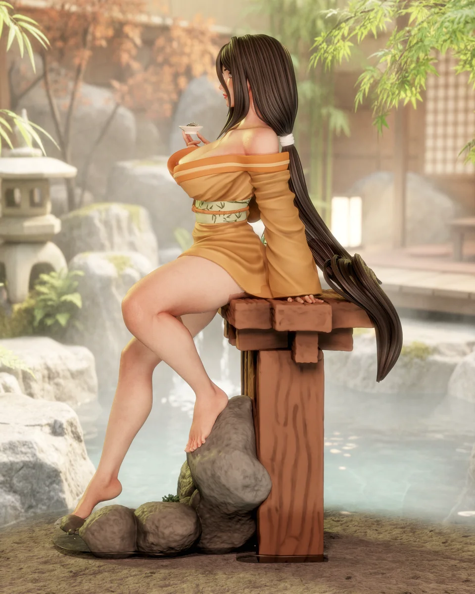 Hanabi | Fan Art | 3D Printed Resin Model Garage Kit | *Un-Painted* | Momoji 6