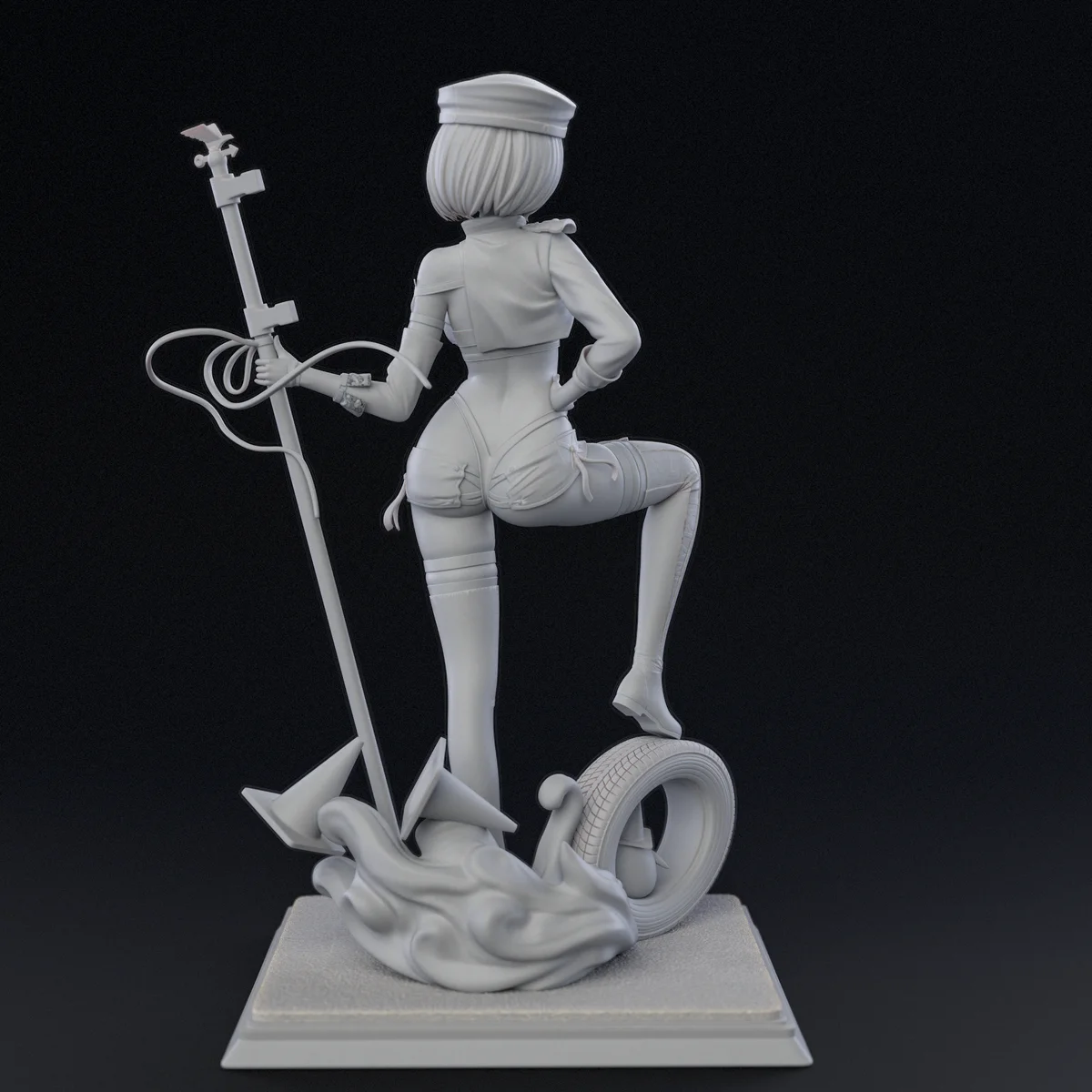 Baltimore | Fan Art | 3D Printed Resin Model Garage Kit | *Un-Painted* | Inari Figure 11