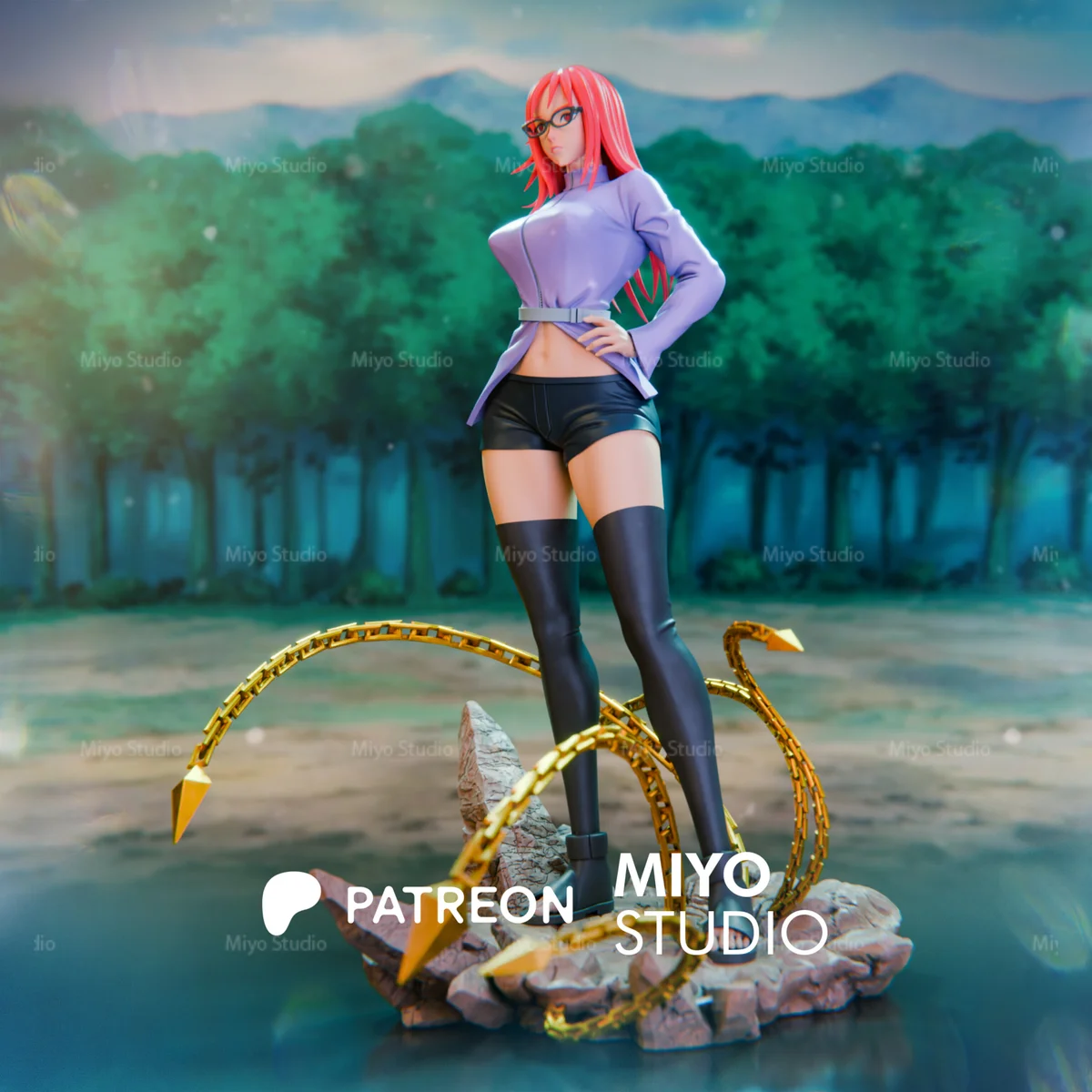 Karin | Fan Art | 3D Printed Resin Model Garage Kit | *Un-Painted* | MiyoStudio 3