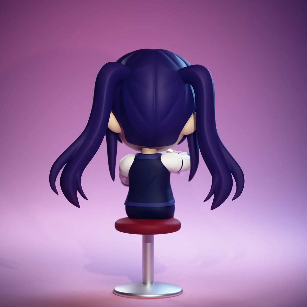 Chibi Jill Stingray | Fan Art | 3D Printed Resin Model Garage Kit | *Un-Painted* | EggmaStudios 4