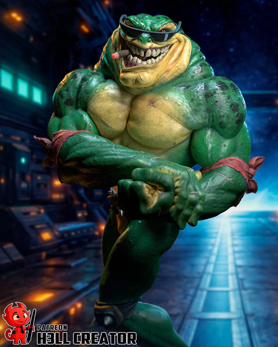 Rash | Fan Art | 3D Printed Resin Model Garage Kit | *Un-Painted* | H3LL Creator