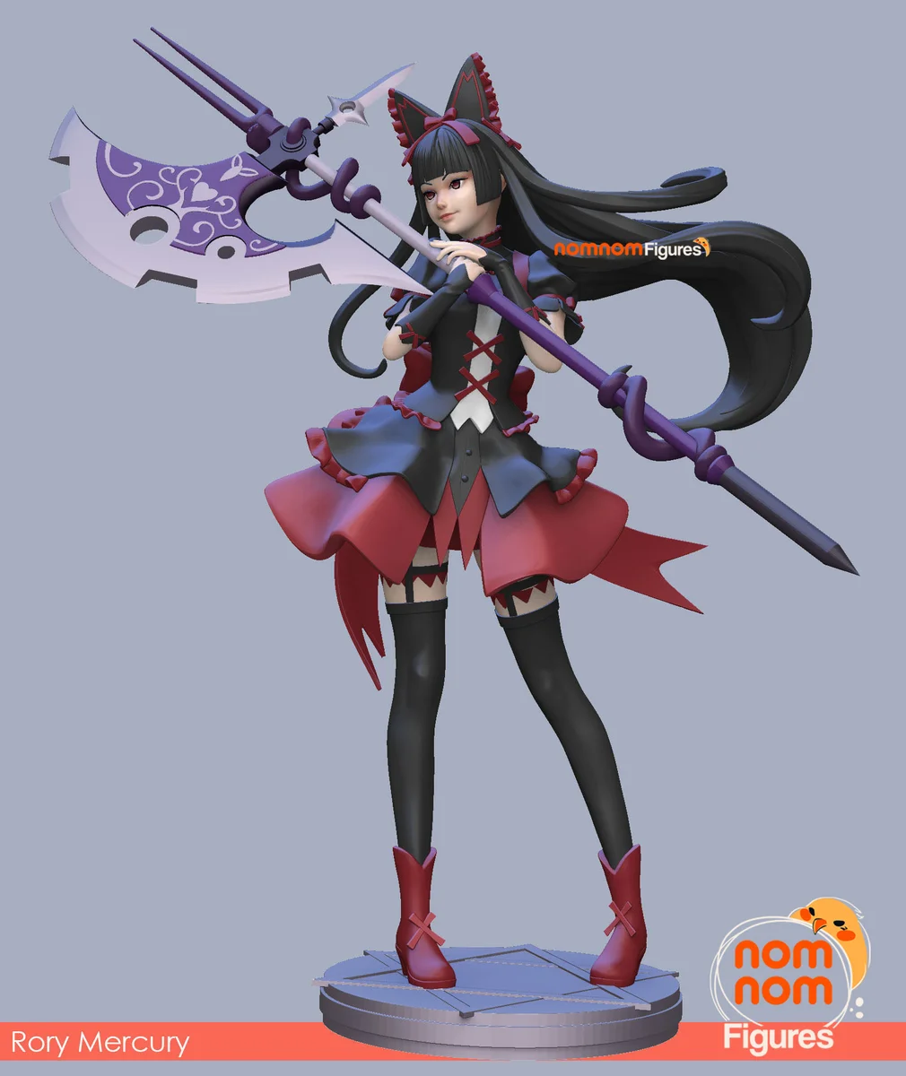 Rory Mercury | Fan Art | 3D Printed Resin Model Garage Kit | *Un-Painted* | Nomnom