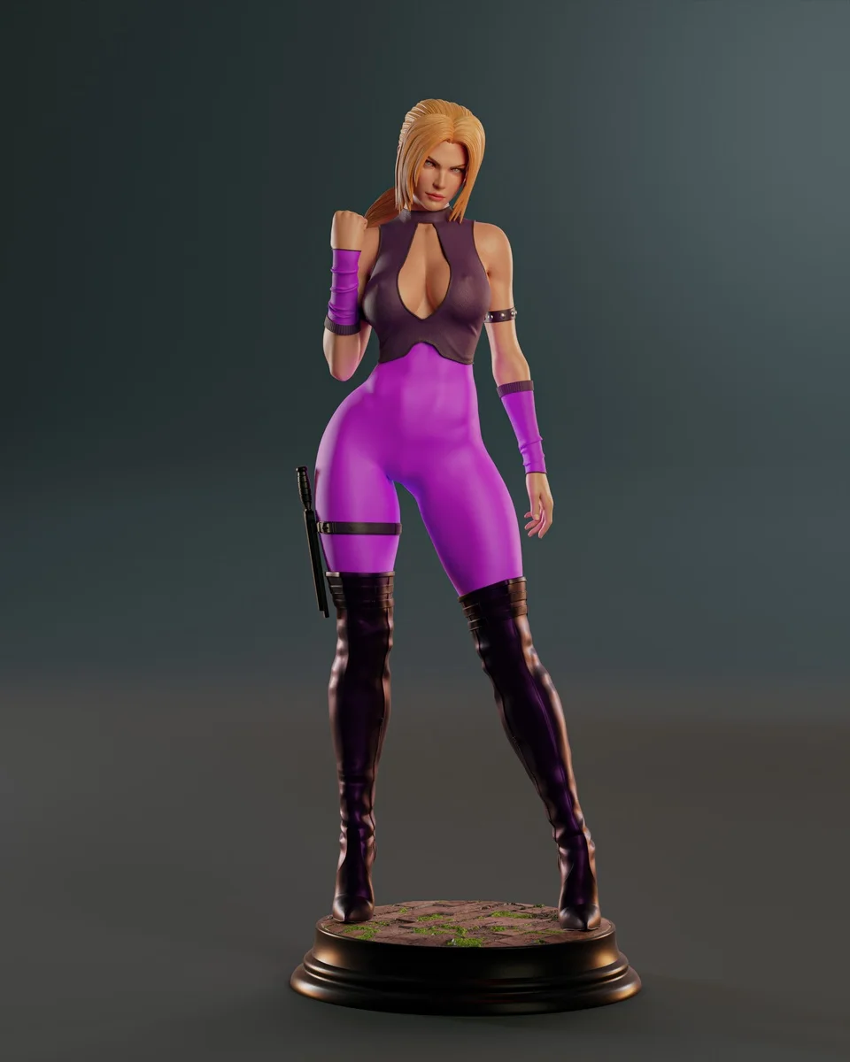 Nina Williams | Fan Art | 3D Printed Resin Model Garage Kit | *Un-Painted* | Abe3D