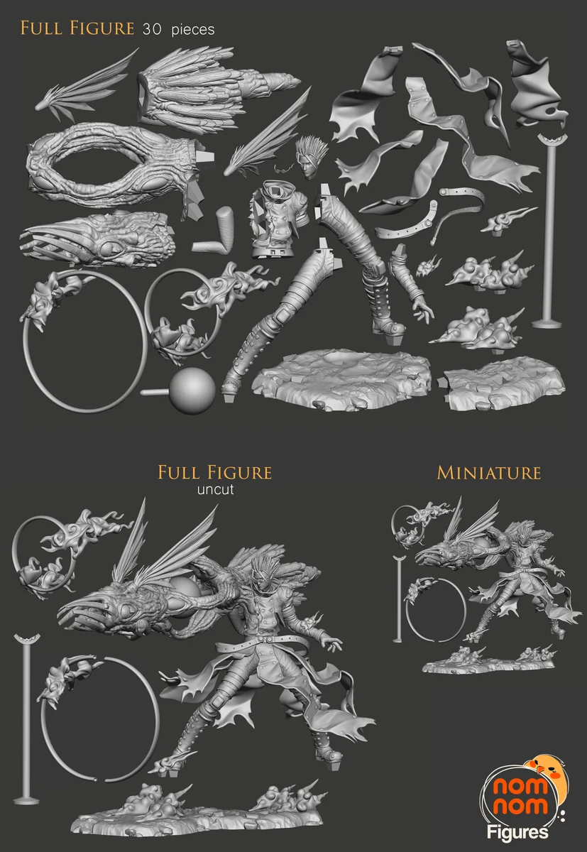 Vash the Stampede | Fan Art | 3D Printed Resin Model Garage Kit | *Un-Painted* | Nomnom 6