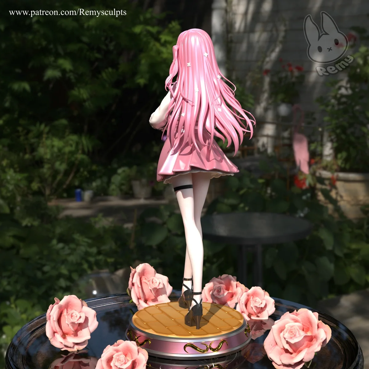 Mori Calliope v2 | Fan Art | 3D Printed Resin Model Garage Kit | *Un-Painted* | Remy Sculpts 4