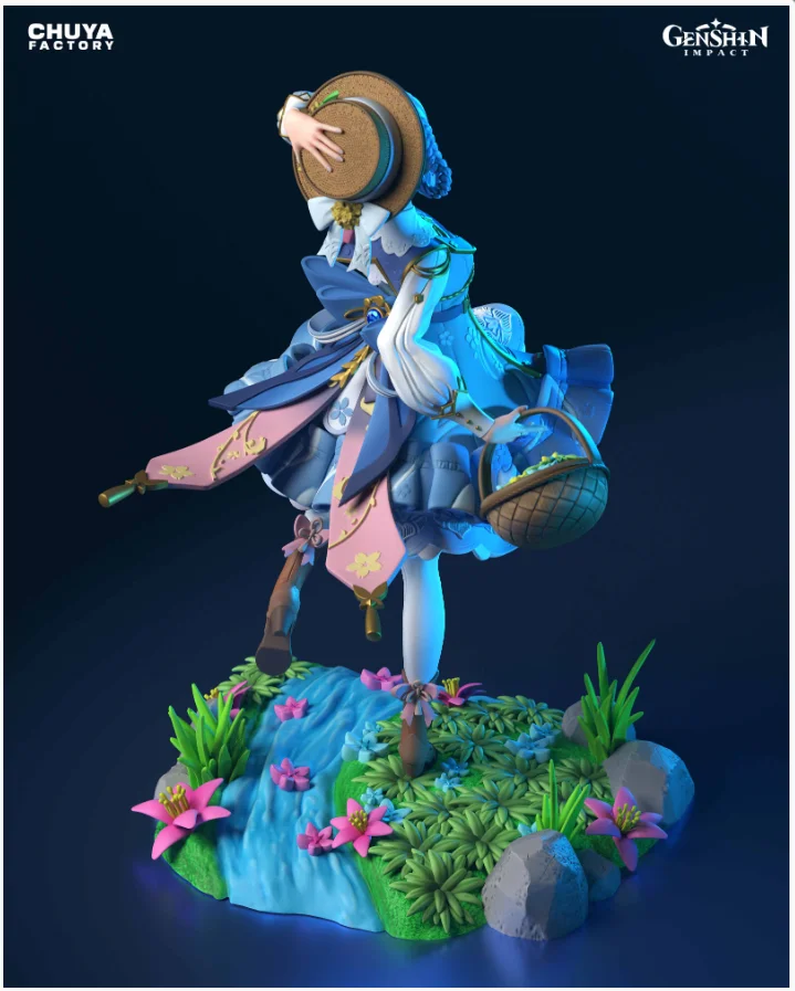 Kamisato Ayaka | Fan Art | 3D Printed Resin Model Garage Kit | *Un-Painted* | Chuya Factory 7