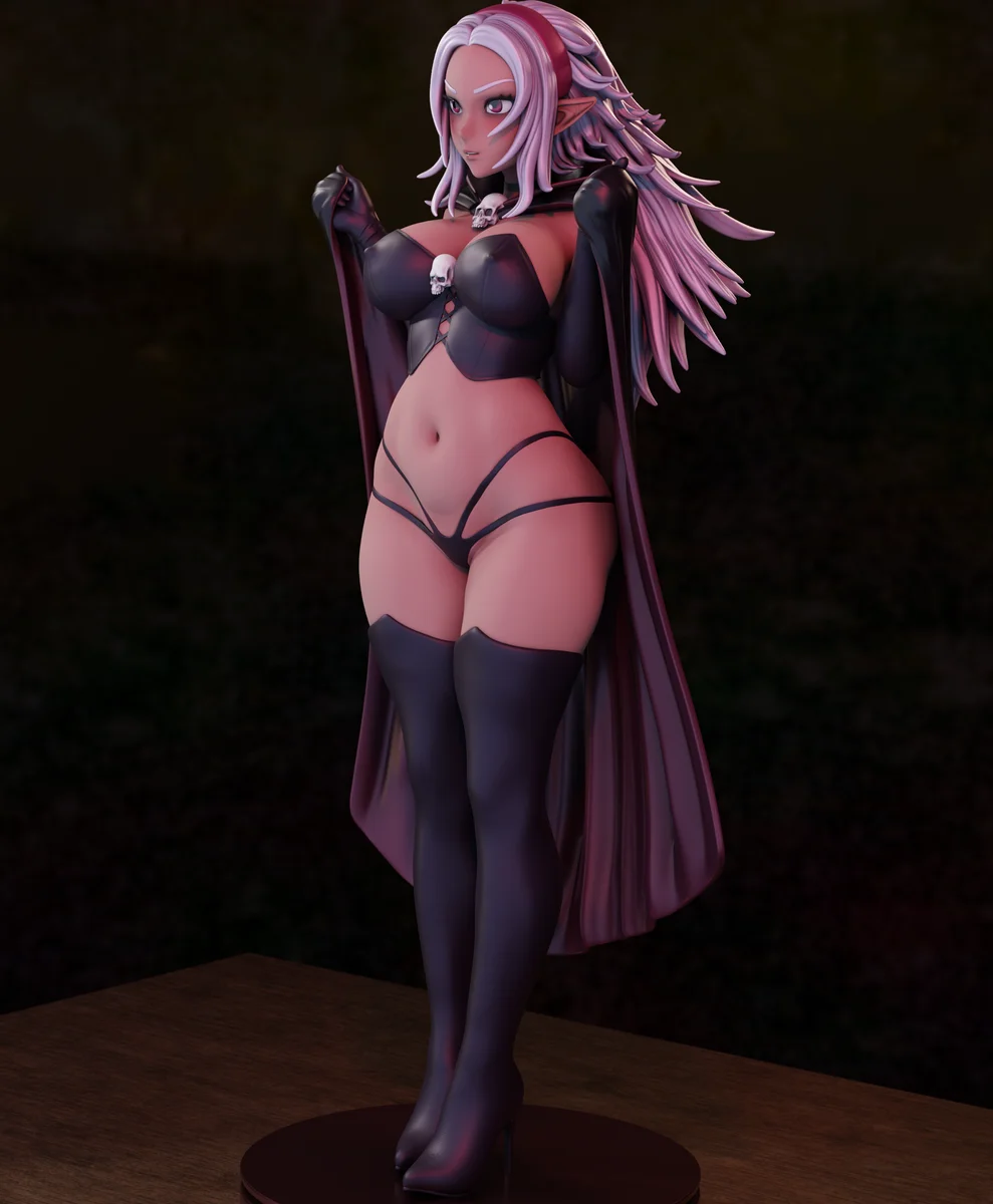 Kuroeda | Fan Art | 3D Printed Resin Model Garage Kit | *Un-Painted* | Momoji 3