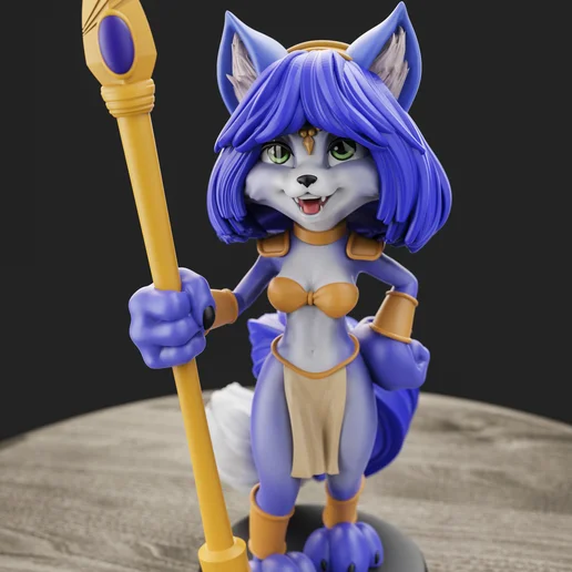 Chibi Krystal | Fan Art | 3D Printed Resin Model Garage Kit | *Un-Painted* | AnyoneNSFW 6