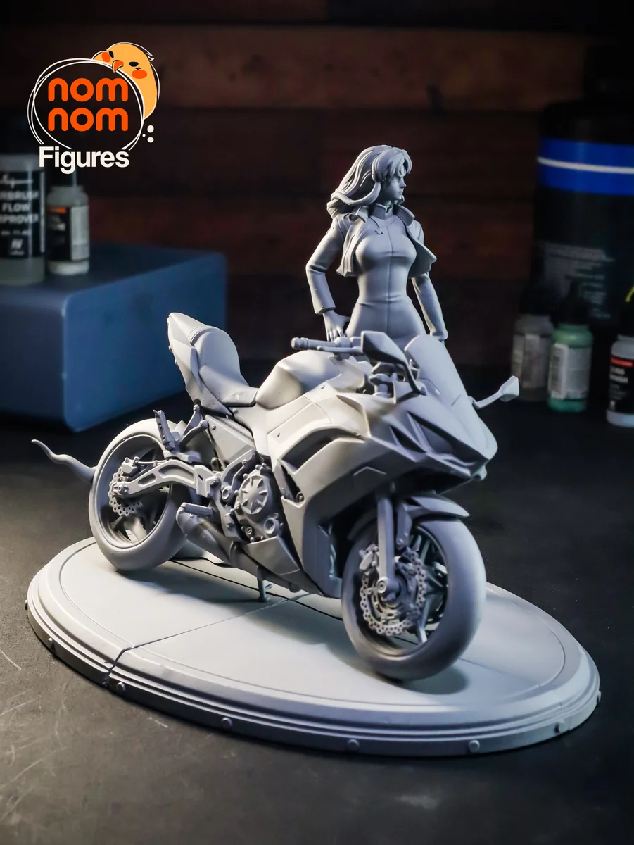 Misato | Fan Art | 3D Printed Resin Model Garage Kit | *Un-Painted* | Nomnom 10