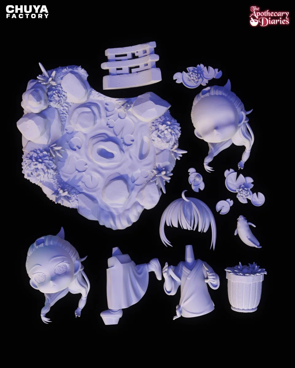Chibi Mao Mao | Fan Art | 3D Printed Resin Model Garage Kit | *Un-Painted* | Chuya Factory 13