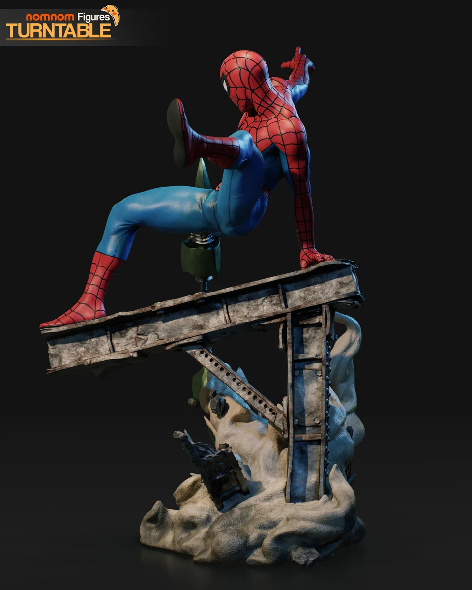 Spiderman | Fan Art | 3D Printed Resin Model Garage Kit | *Un-Painted* | Nomnom 7