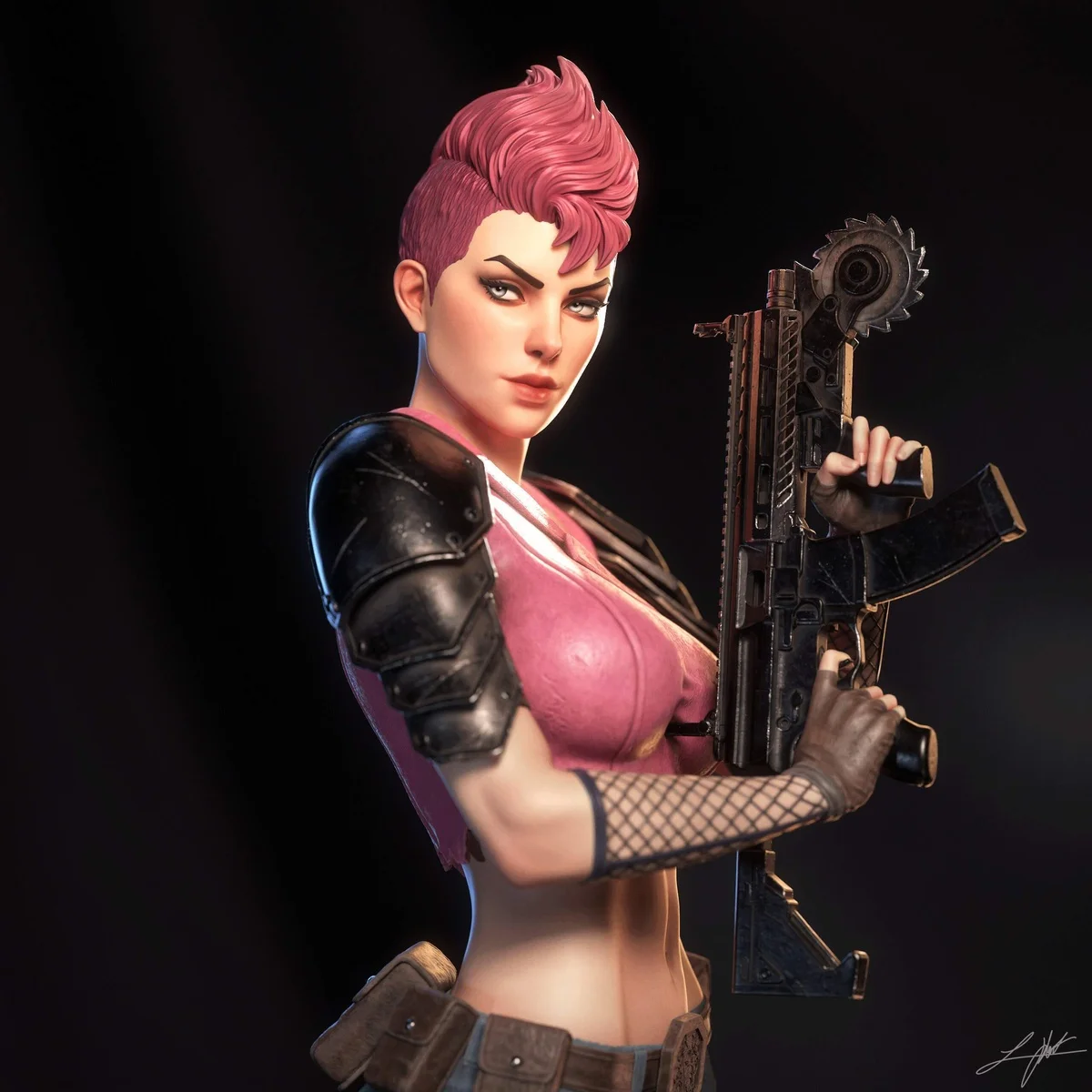 Zarana | Fan Art | 3D Printed Resin Model Garage Kit | *Un-Painted* | Abe3D