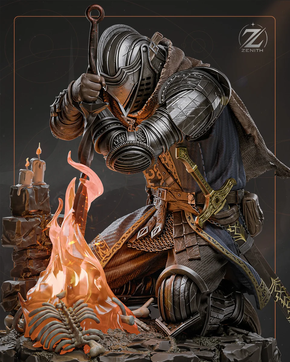 Dark Souls | Fan Art | 3D Printed Resin Model Garage Kit | *Un-Painted* | Zenith Studios