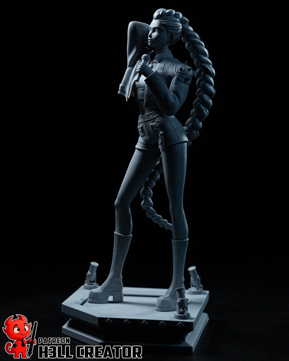 Rumi | Fan Art | 3D Printed Resin Model Garage Kit | *Un-Painted* | H3LL Creator 10