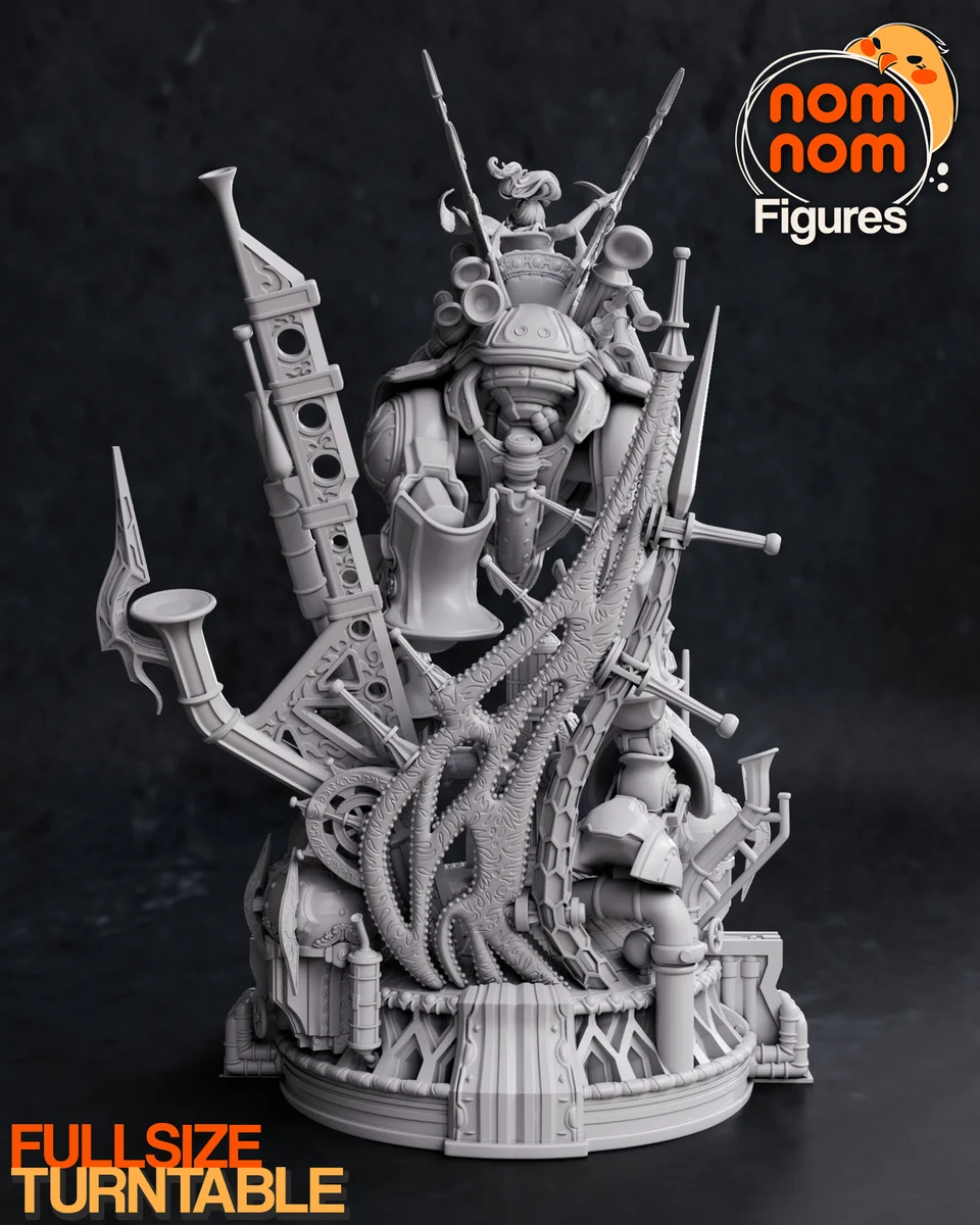 Terra with Magitek | Fan Art | 3D Printed Resin Model Garage Kit | *Un-Painted* | Nomnom 9