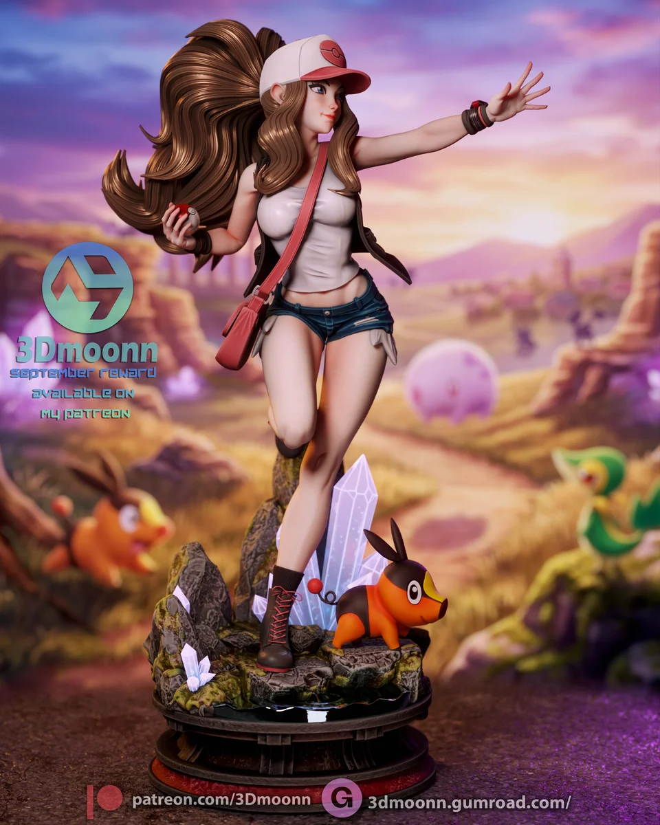 Hilda | Fan Art | 3D Printed Resin Model Garage Kit | *Un-Painted* | 3DMoonn 6